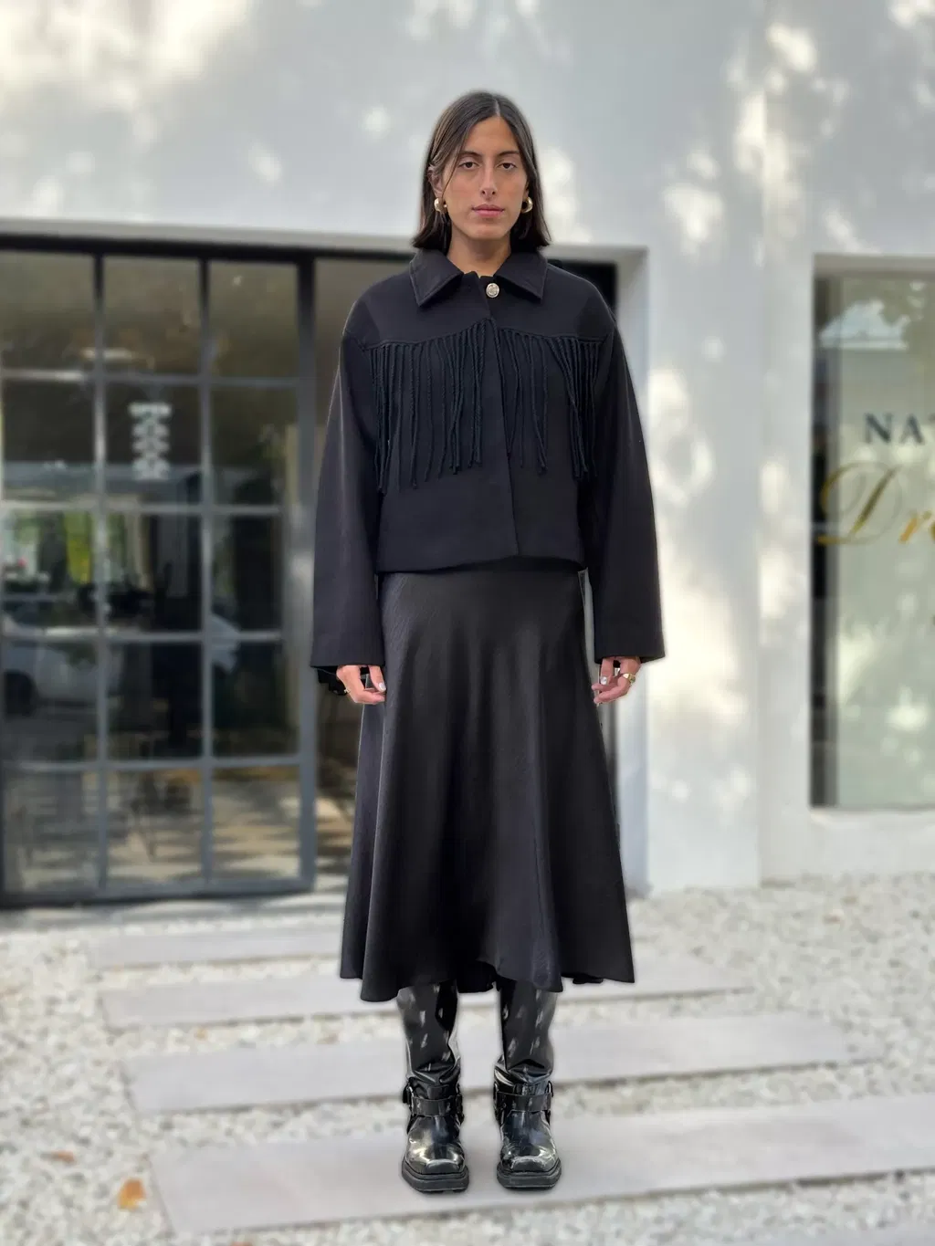Campera Artemisa Paño Negro