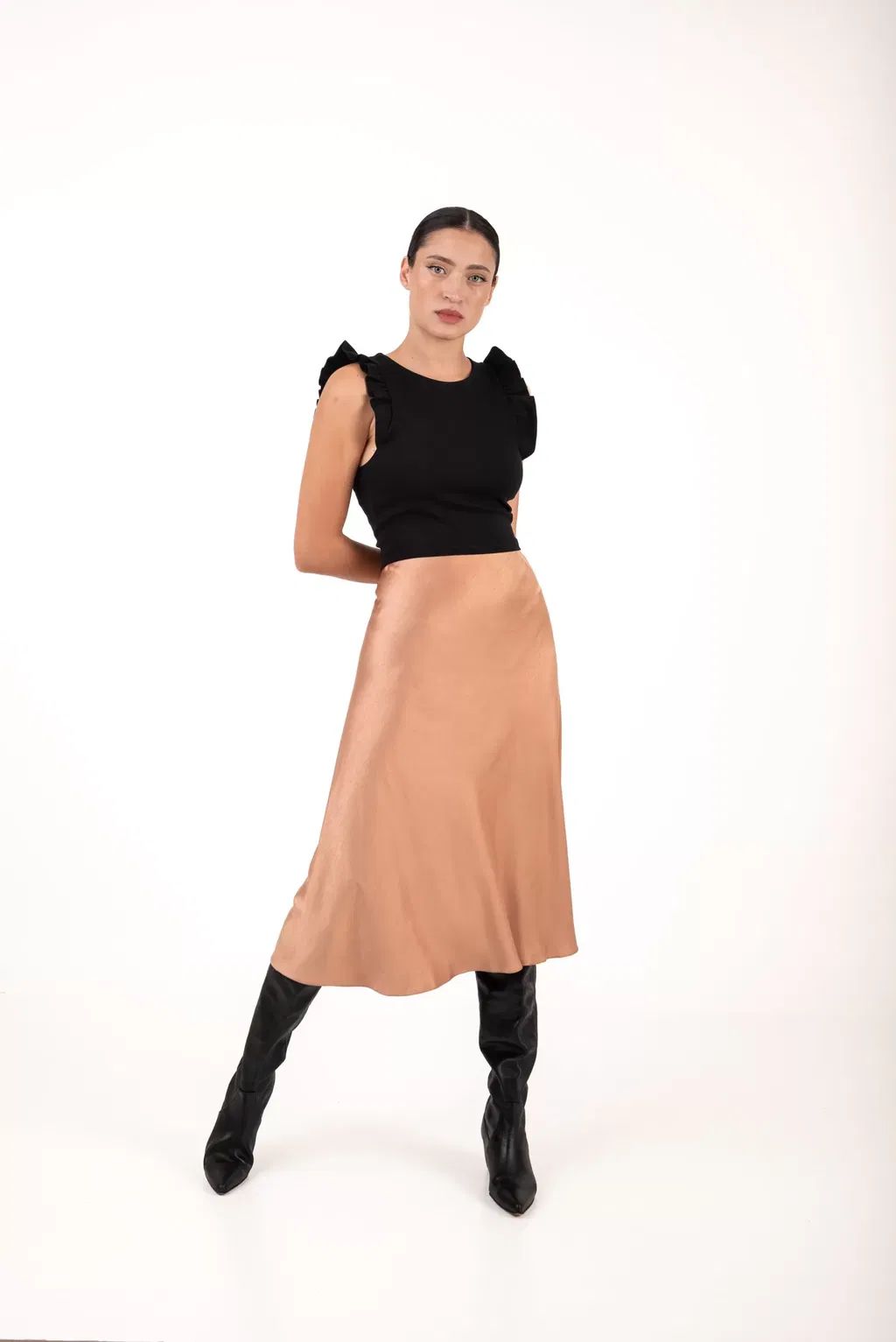 Falda BROADWAY Tostado