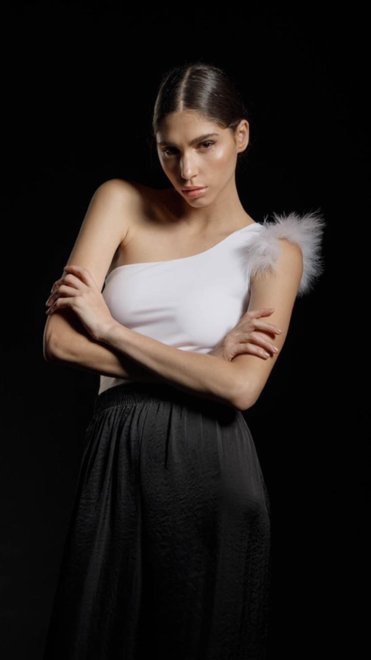Body PLUMAS Blanco